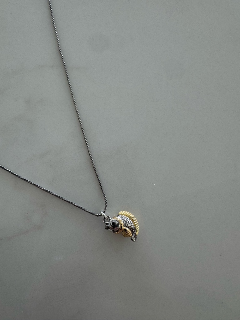 Brighton Koi Fish Pendant Necklace - Gold & Silver
